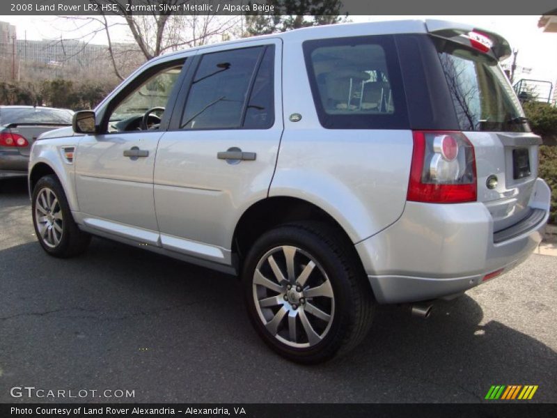 Zermatt Silver Metallic / Alpaca Beige 2008 Land Rover LR2 HSE