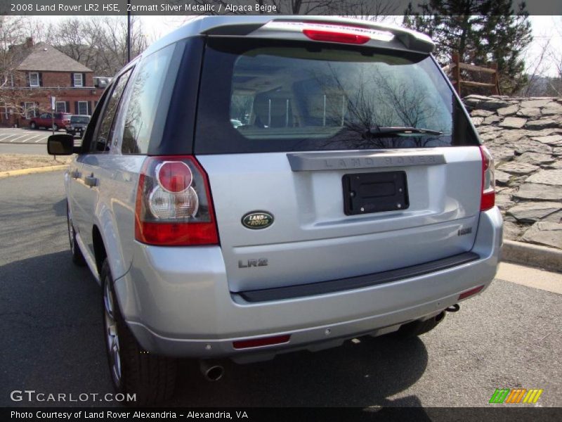 Zermatt Silver Metallic / Alpaca Beige 2008 Land Rover LR2 HSE