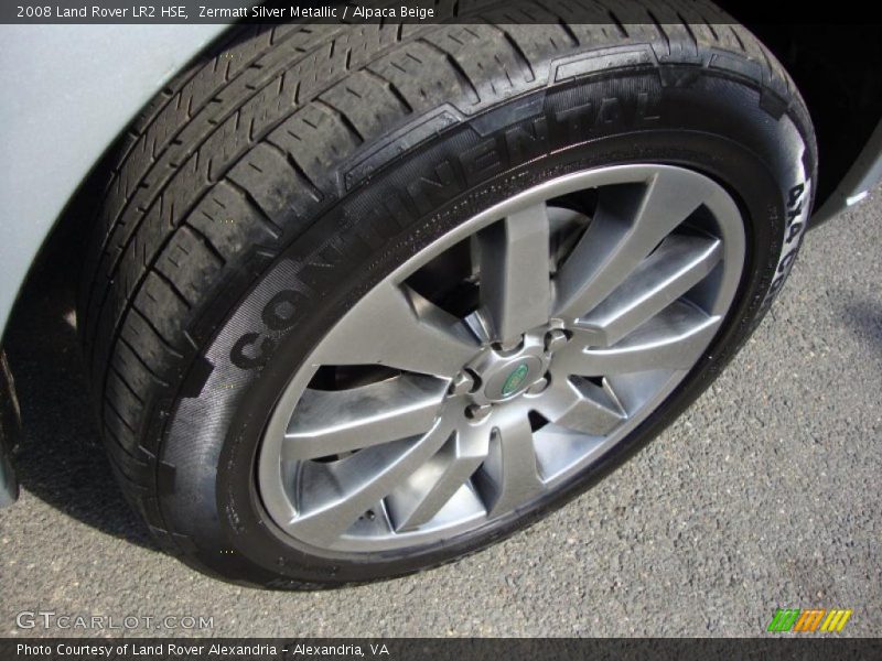Zermatt Silver Metallic / Alpaca Beige 2008 Land Rover LR2 HSE