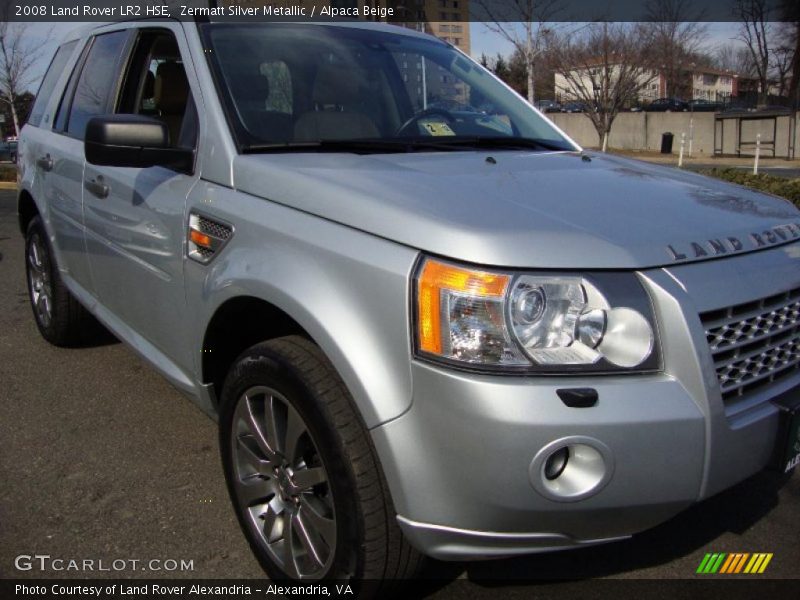 Zermatt Silver Metallic / Alpaca Beige 2008 Land Rover LR2 HSE