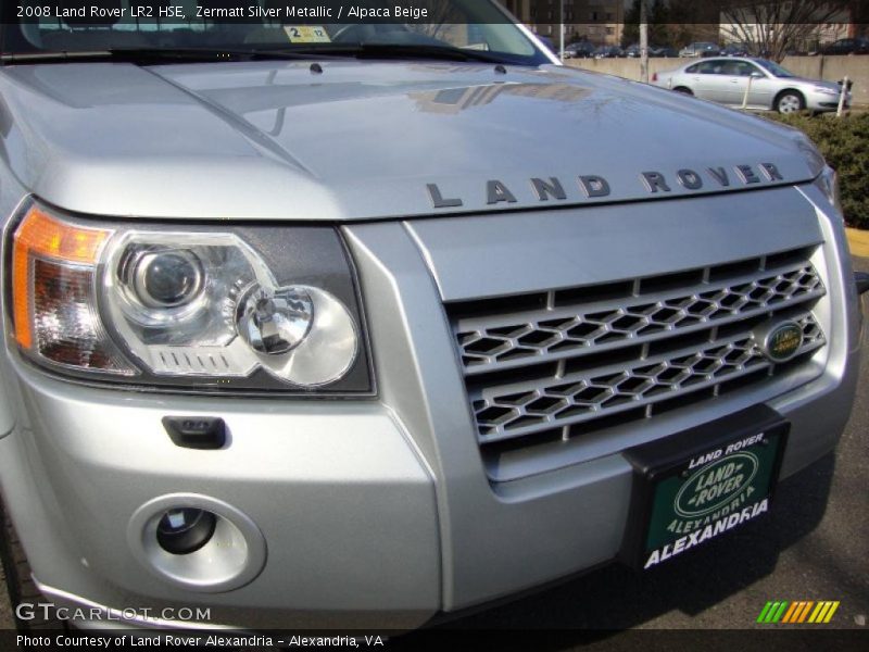 Zermatt Silver Metallic / Alpaca Beige 2008 Land Rover LR2 HSE