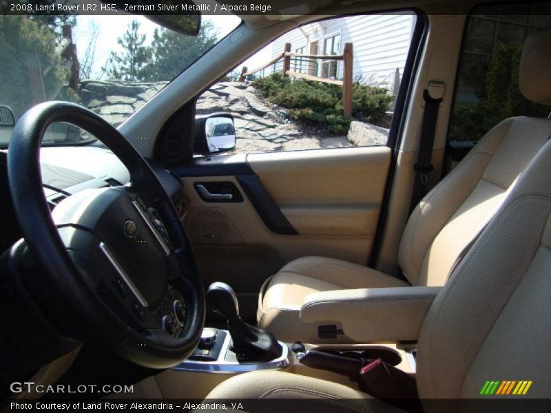 Zermatt Silver Metallic / Alpaca Beige 2008 Land Rover LR2 HSE