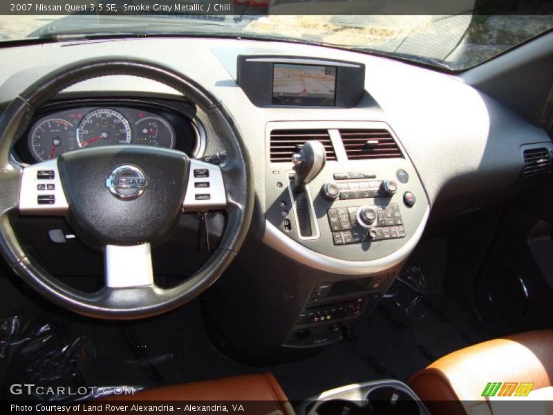 Dashboard of 2007 Quest 3.5 SE