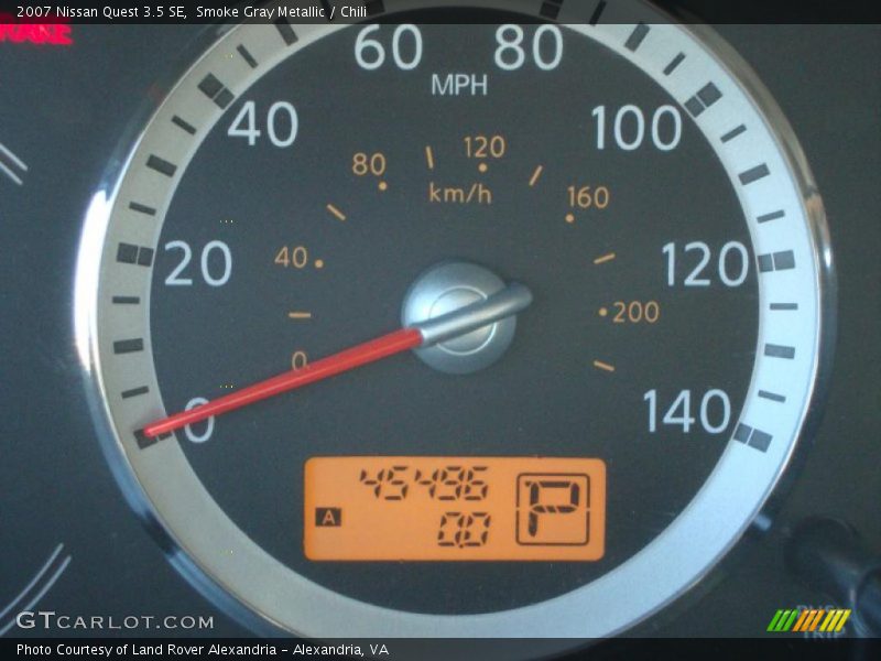 Smoke Gray Metallic / Chili 2007 Nissan Quest 3.5 SE