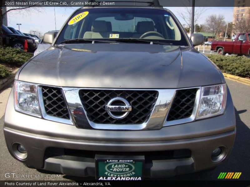 Granite Metallic / Desert 2005 Nissan Frontier LE Crew Cab