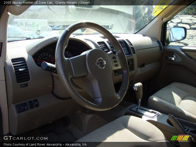 Granite Metallic / Desert 2005 Nissan Frontier LE Crew Cab