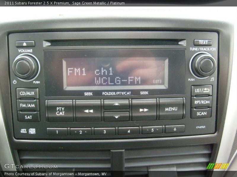 Controls of 2011 Forester 2.5 X Premium