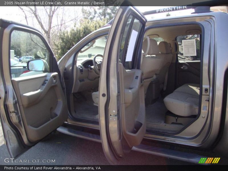 Granite Metallic / Desert 2005 Nissan Frontier LE Crew Cab