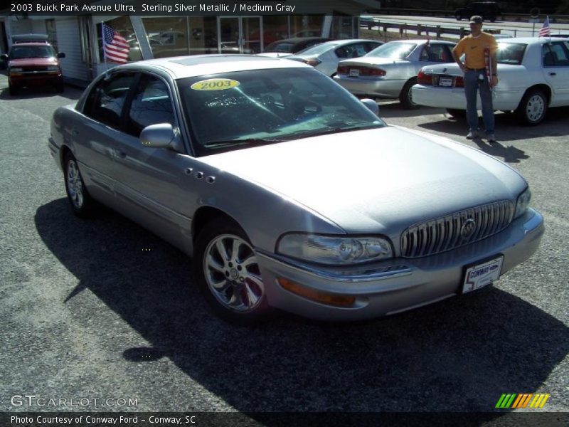 Sterling Silver Metallic / Medium Gray 2003 Buick Park Avenue Ultra