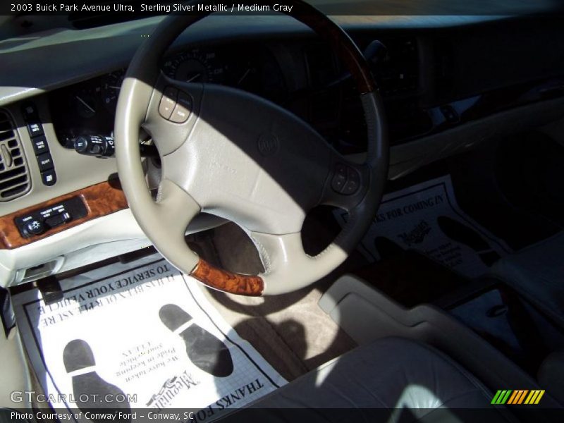 Sterling Silver Metallic / Medium Gray 2003 Buick Park Avenue Ultra