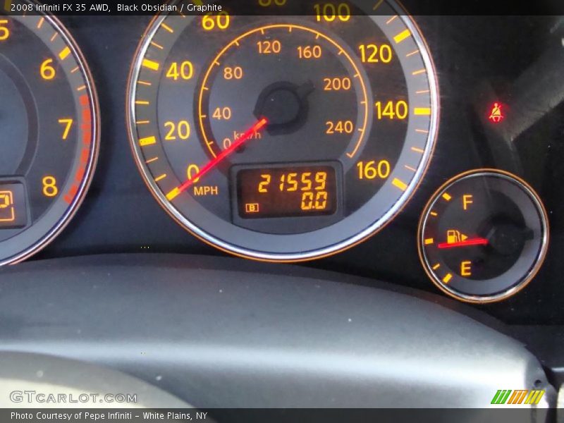 Black Obsidian / Graphite 2008 Infiniti FX 35 AWD