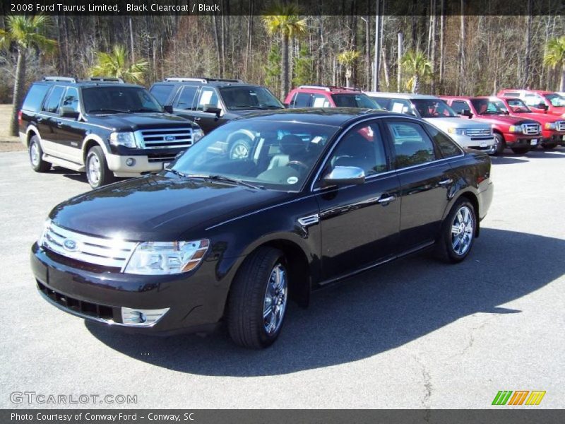 Black Clearcoat / Black 2008 Ford Taurus Limited