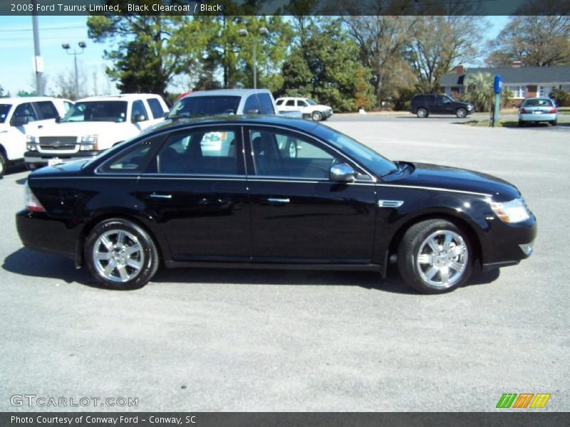 Black Clearcoat / Black 2008 Ford Taurus Limited