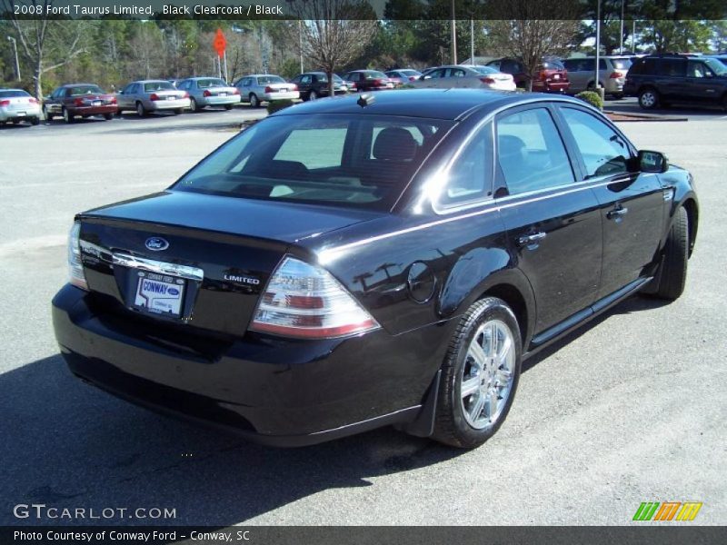 Black Clearcoat / Black 2008 Ford Taurus Limited