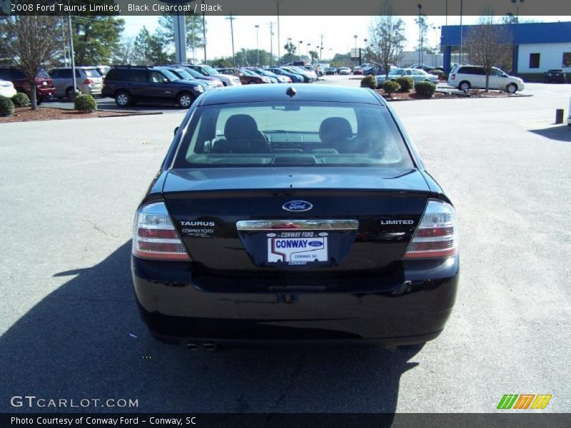 Black Clearcoat / Black 2008 Ford Taurus Limited