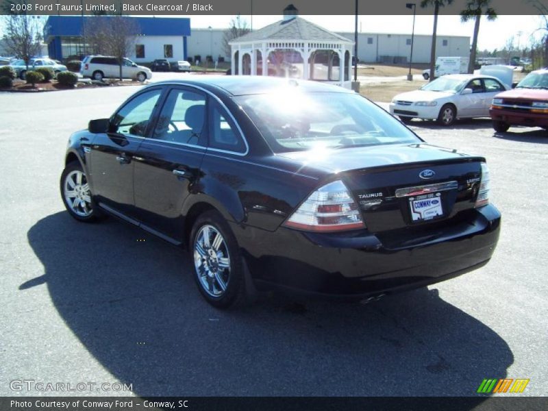 Black Clearcoat / Black 2008 Ford Taurus Limited