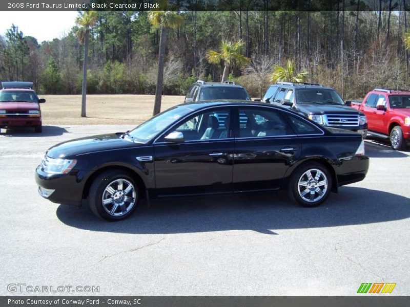 Black Clearcoat / Black 2008 Ford Taurus Limited