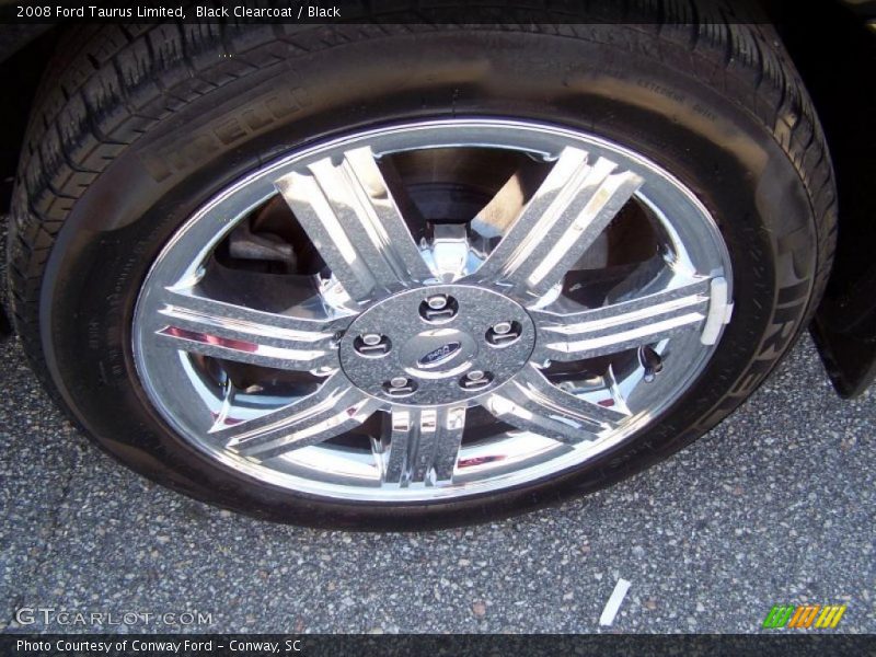Black Clearcoat / Black 2008 Ford Taurus Limited