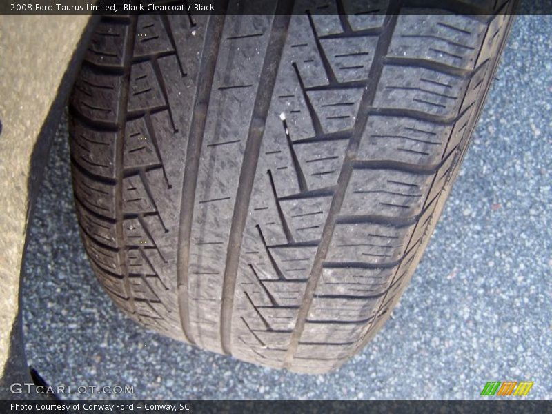 Black Clearcoat / Black 2008 Ford Taurus Limited