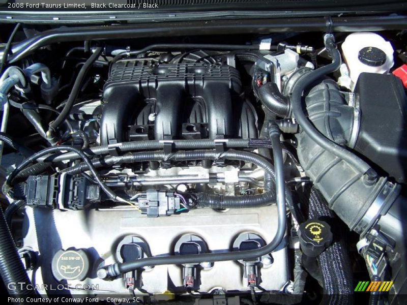 Black Clearcoat / Black 2008 Ford Taurus Limited