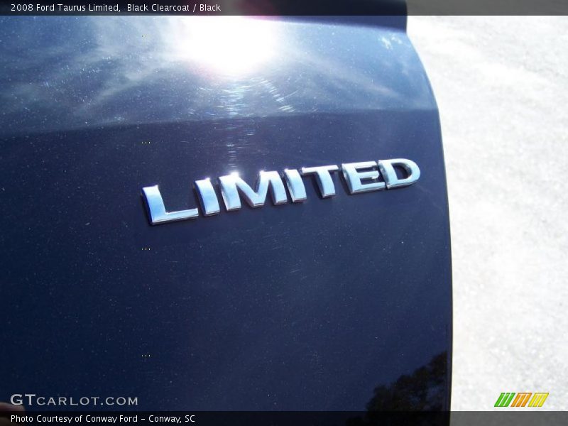 Black Clearcoat / Black 2008 Ford Taurus Limited