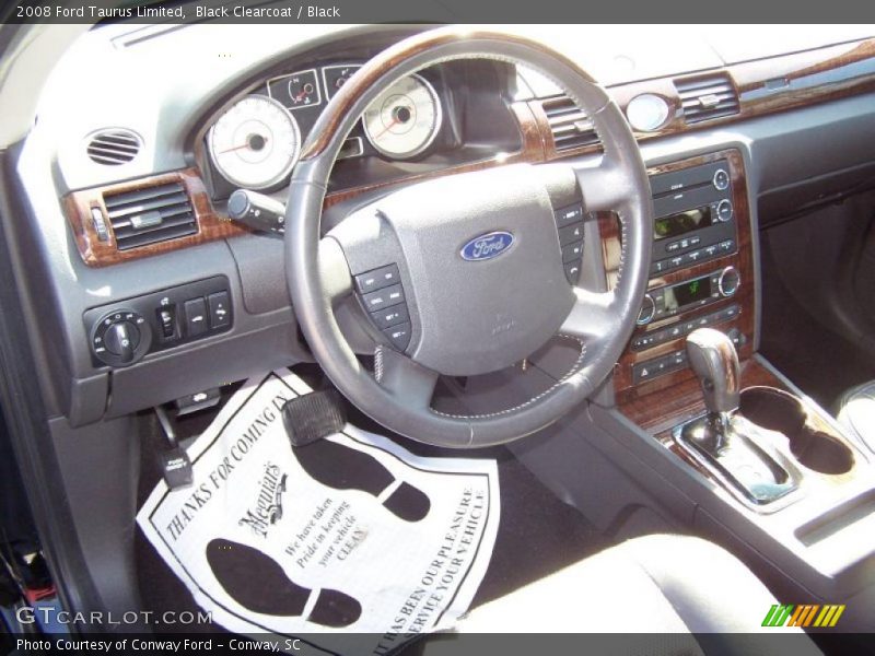 Black Clearcoat / Black 2008 Ford Taurus Limited
