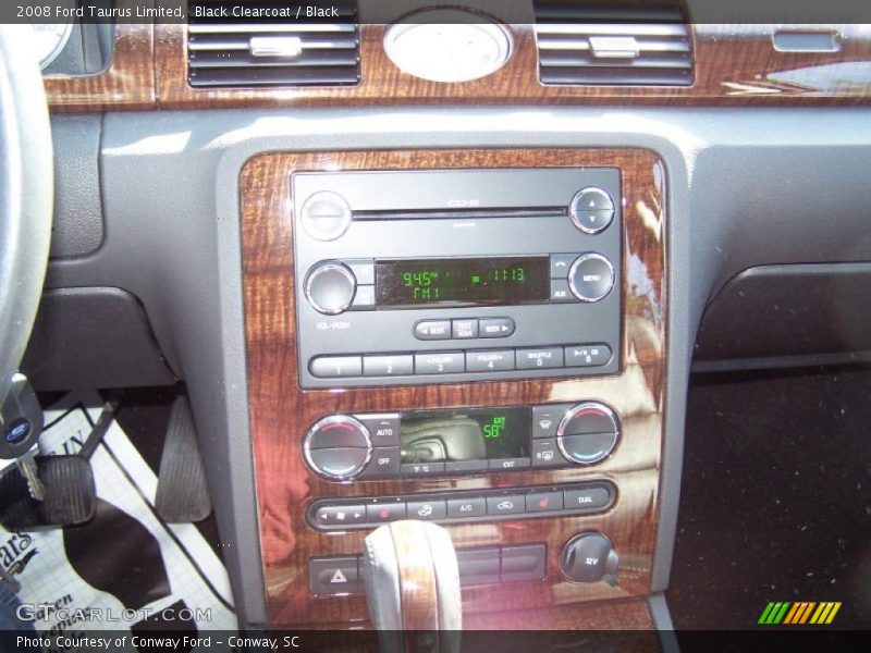 Black Clearcoat / Black 2008 Ford Taurus Limited