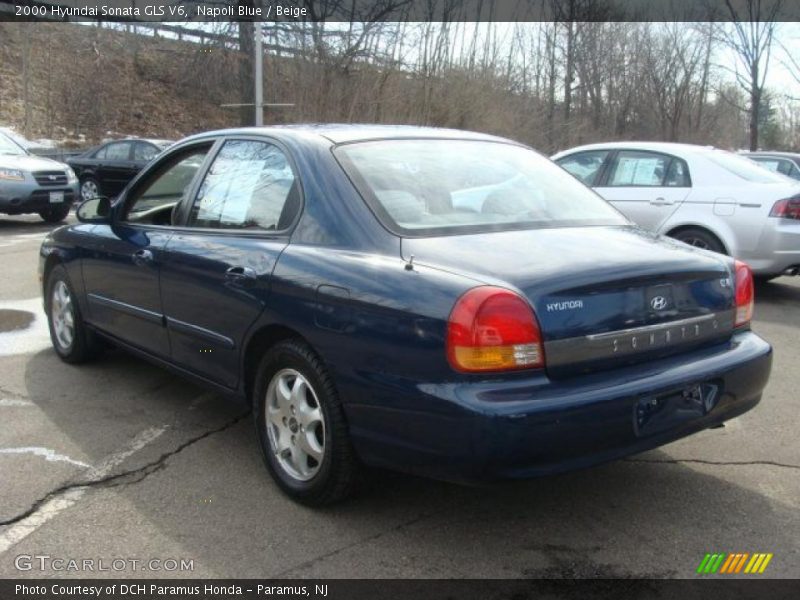 Napoli Blue / Beige 2000 Hyundai Sonata GLS V6