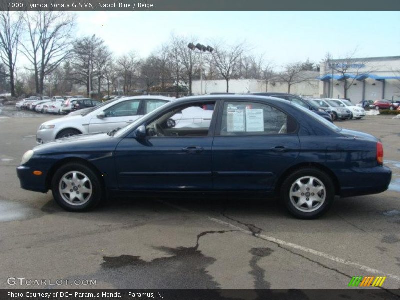 Napoli Blue / Beige 2000 Hyundai Sonata GLS V6