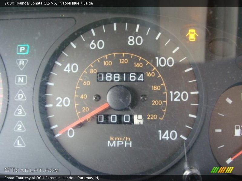 Napoli Blue / Beige 2000 Hyundai Sonata GLS V6