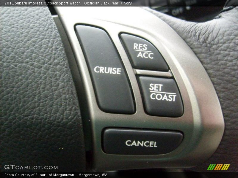Obsidian Black Pearl / Ivory 2011 Subaru Impreza Outback Sport Wagon