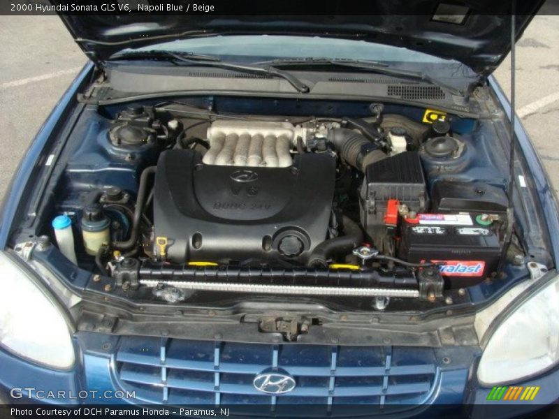  2000 Sonata GLS V6 Engine - 2.5 Liter DOHC 24-Valve V6