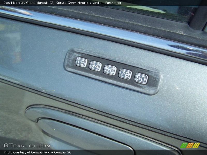 Spruce Green Metallic / Medium Parchment 2004 Mercury Grand Marquis GS