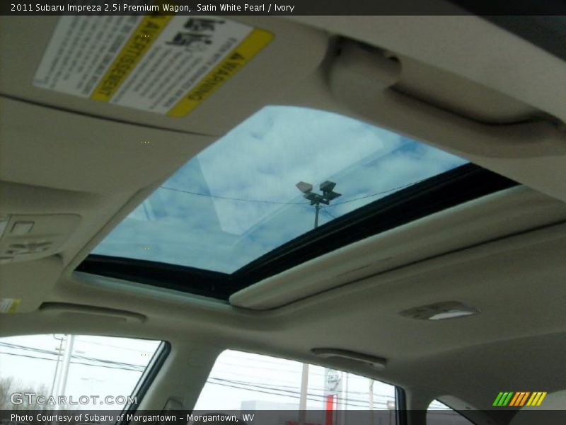 Satin White Pearl / Ivory 2011 Subaru Impreza 2.5i Premium Wagon
