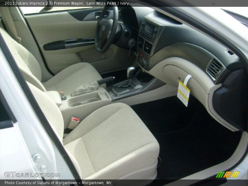 Satin White Pearl / Ivory 2011 Subaru Impreza 2.5i Premium Wagon
