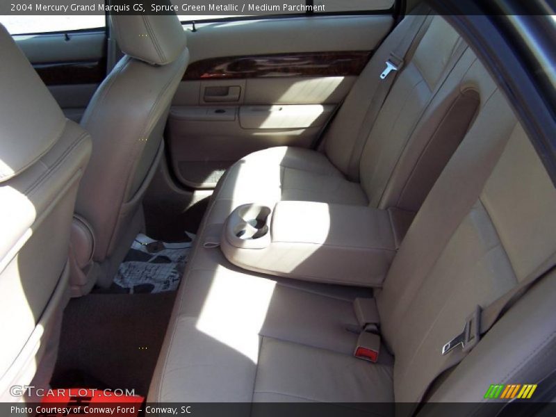 Spruce Green Metallic / Medium Parchment 2004 Mercury Grand Marquis GS