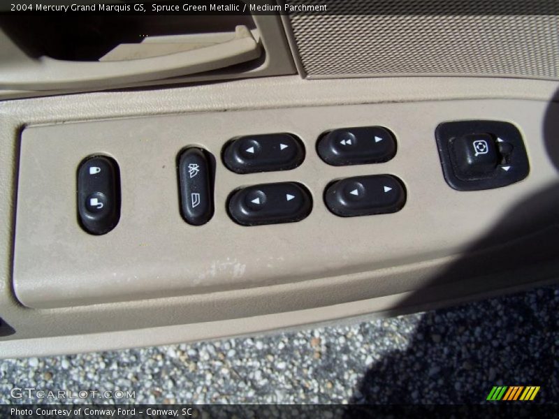Spruce Green Metallic / Medium Parchment 2004 Mercury Grand Marquis GS