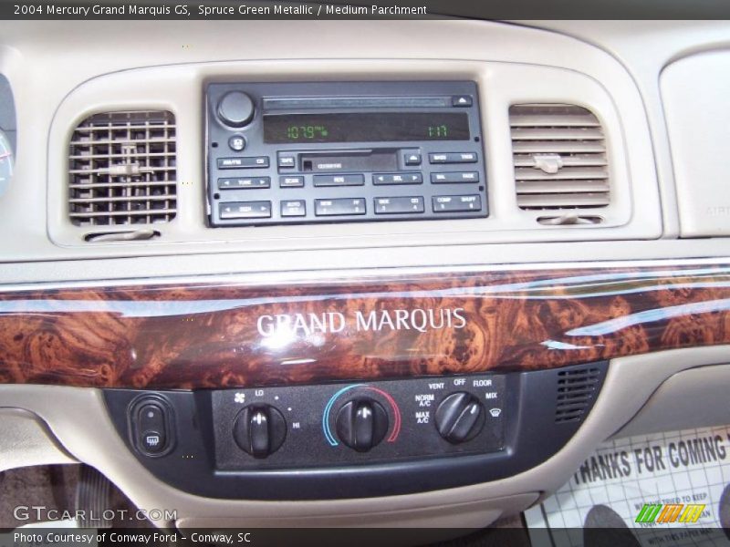 Spruce Green Metallic / Medium Parchment 2004 Mercury Grand Marquis GS