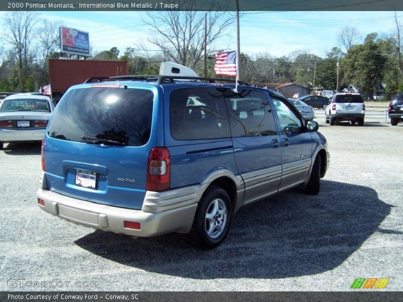 International Blue Metallic / Taupe 2000 Pontiac Montana