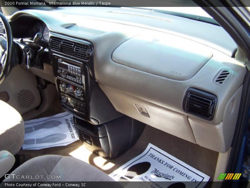 International Blue Metallic / Taupe 2000 Pontiac Montana