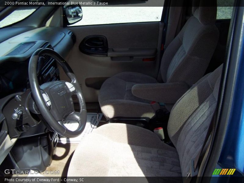 International Blue Metallic / Taupe 2000 Pontiac Montana