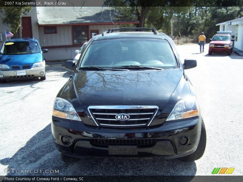 Black / Gray 2007 Kia Sorento LX