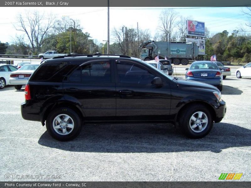 Black / Gray 2007 Kia Sorento LX