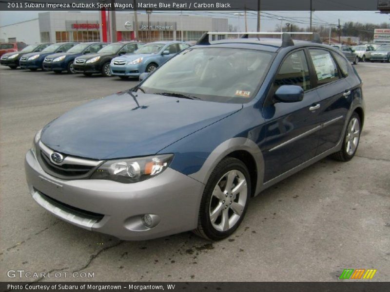 Front 3/4 View of 2011 Impreza Outback Sport Wagon