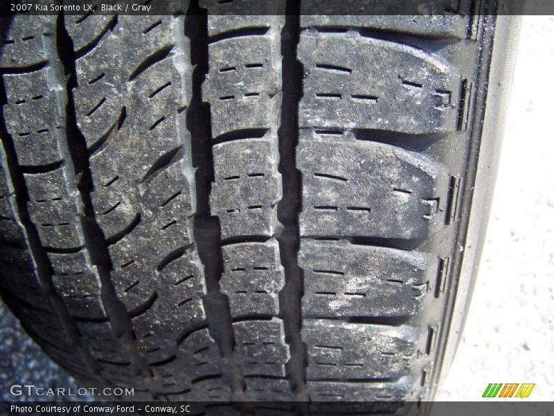 Black / Gray 2007 Kia Sorento LX