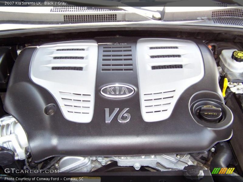 Black / Gray 2007 Kia Sorento LX