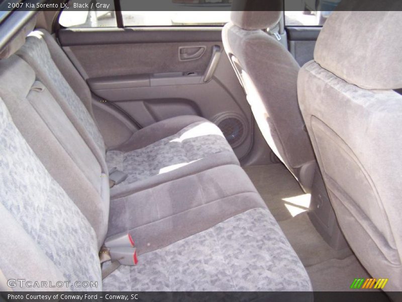 Black / Gray 2007 Kia Sorento LX