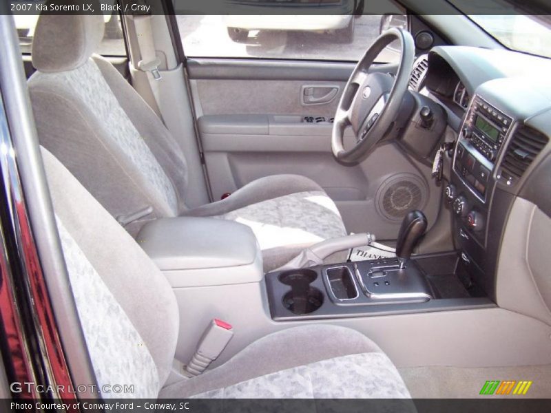 Black / Gray 2007 Kia Sorento LX