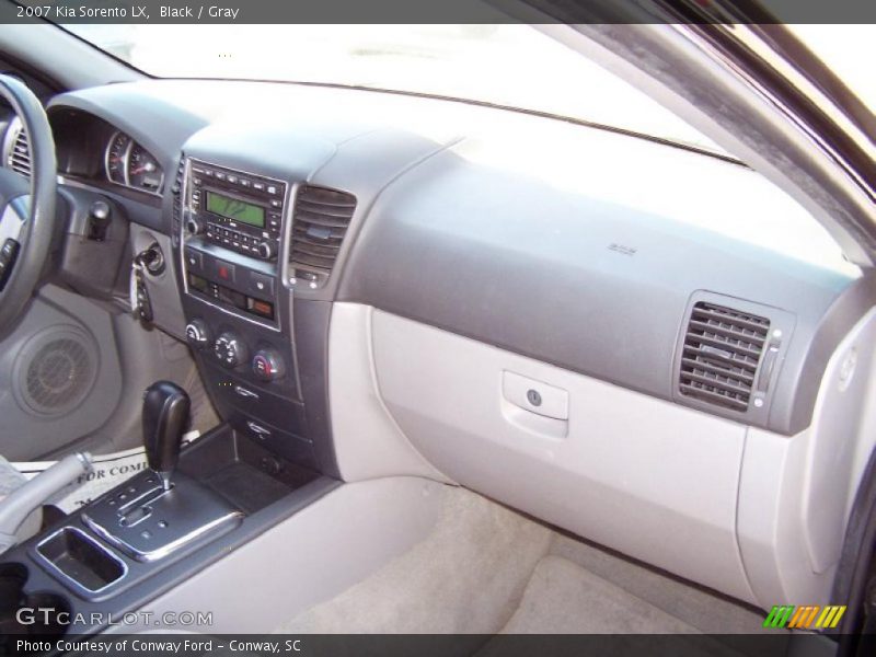 Black / Gray 2007 Kia Sorento LX
