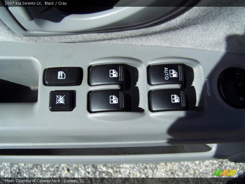 Black / Gray 2007 Kia Sorento LX